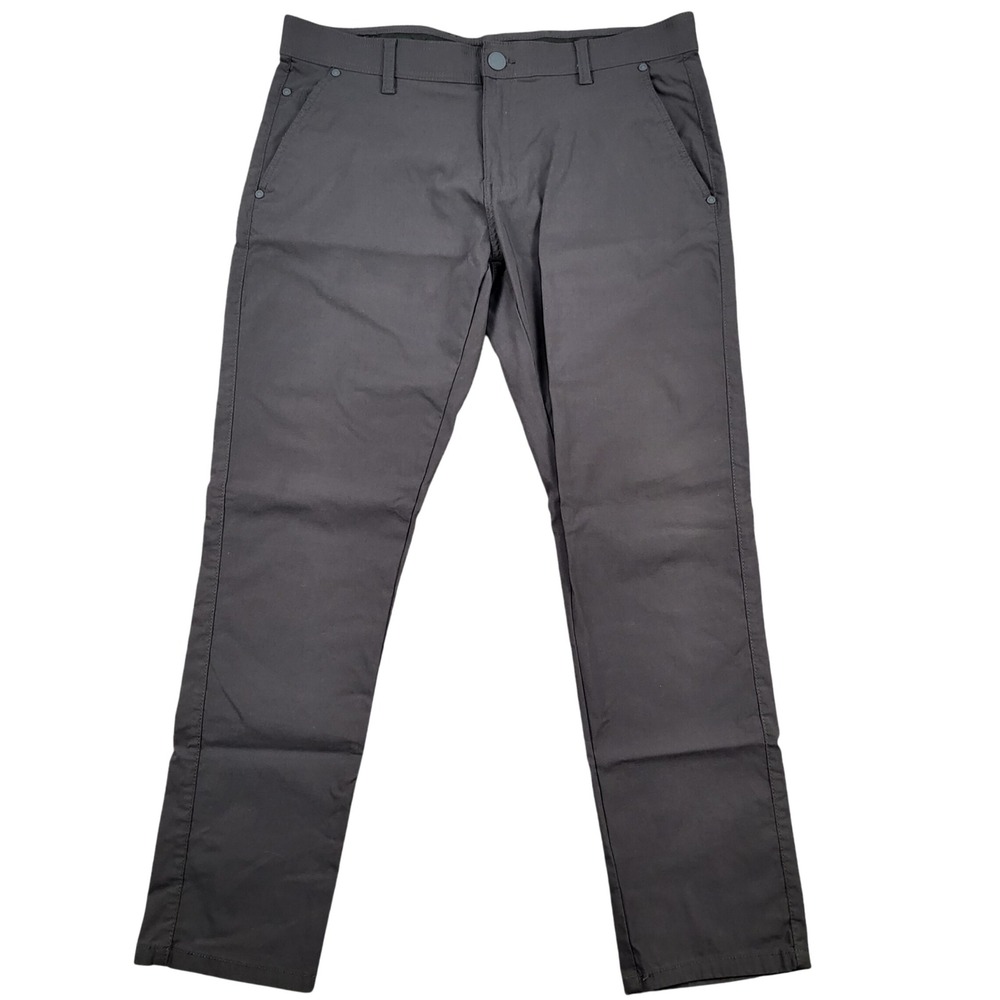 XRAY Jeans Men's Charcoal Stretch Flat Front Casual Pants Size‎ 34x30